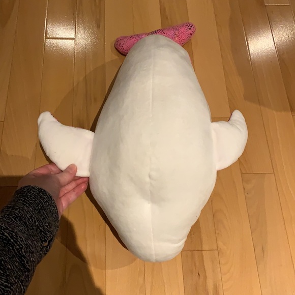 VEUC TY Sparkles Plush Pink Dolphin Glittery And Sparkly 21" Stuffed Animal Toy - Picture 8 of 14